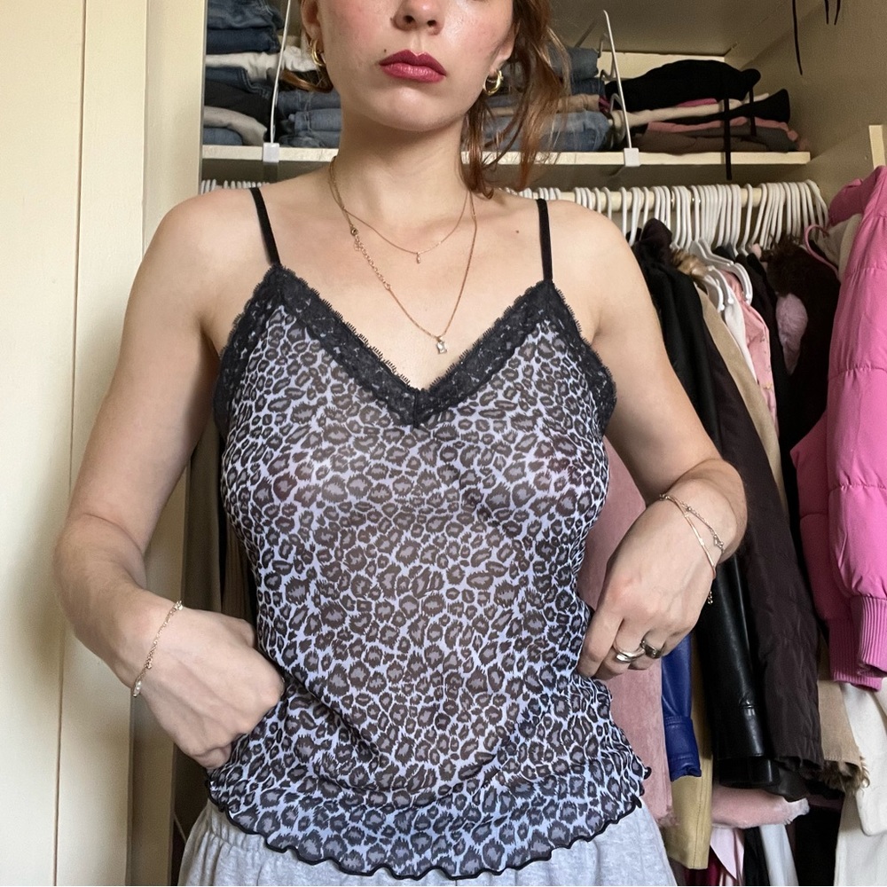 See through vintage cami